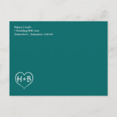 De stijl van het Chalkboard sparen de Datum/nodig Aankondigingskaart (Achterkant)