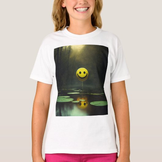 De stijl van het lachende gezicht t-shirt (Voorkant)