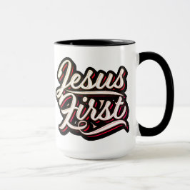 De stijl van Jesus First 70 Mok