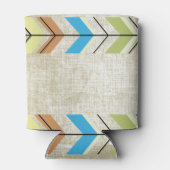 De  stijl van Rustic Bride Blikjeskoeler (Achterkant)