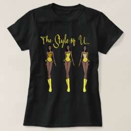 De stijl van U (geel) T-shirt