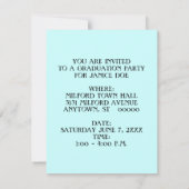 DE STIJLSE AFSTUDEERDER GRADUATION ARTIJ INVITE IN KAART (Achterkant)