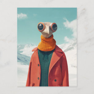 De stijlvolle Avian Adventurer Briefkaart