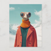 De stijlvolle Avian Adventurer Briefkaart (Voorkant)