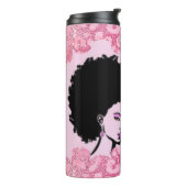 De stijlvolle baddie vrouw tuimelaar thermosbeker (Gedraaid links)