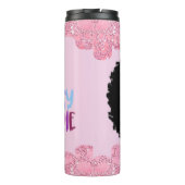 De stijlvolle baddie vrouw tuimelaar thermosbeker (Achterkant)