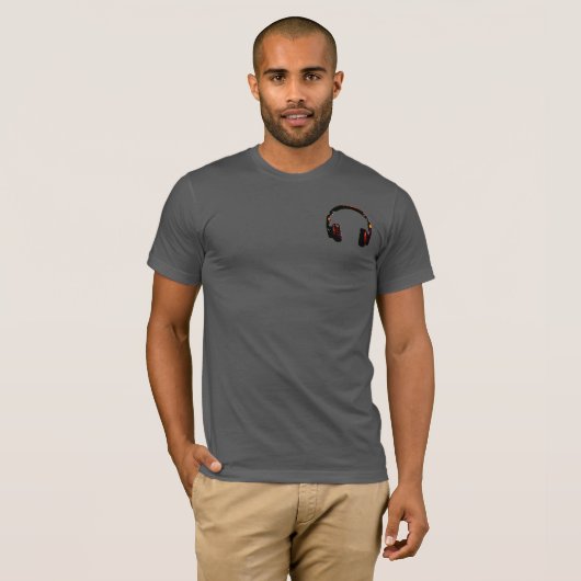 de stijlvolle dee-jay t-shirt (Voorkant volledig)