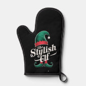 De stijlvolle Elf Group die kerstmis uit de famili Ovenwant (Voorkant)