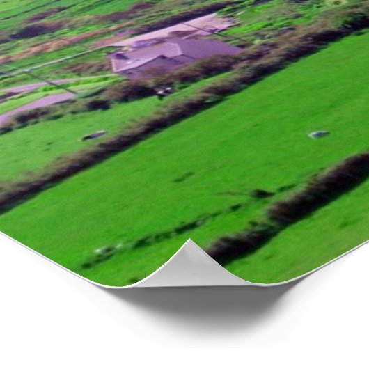 De stijlvolle, grootse afdruk poster (Hoek)