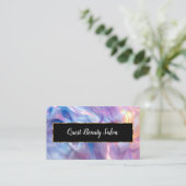 De stijlvolle moderne schoonheidssalon visitekaartje (Staand voorkant)