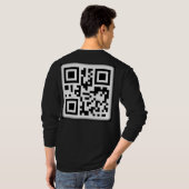 De stijlvolle QR-code T-Shirt (Achterkant volledig)
