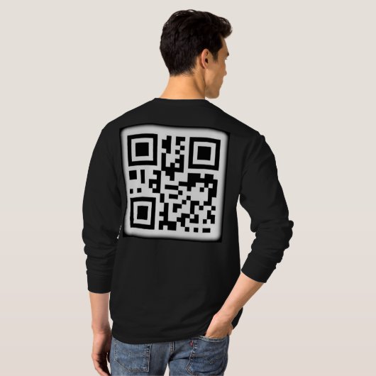 De stijlvolle QR-code T-Shirt (Achterkant volledig)