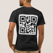 De stijlvolle QR-code T-Shirt (Achterkant)