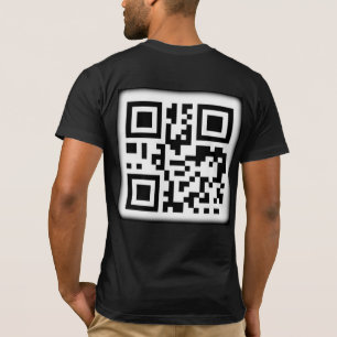 De stijlvolle QR-code T-Shirt