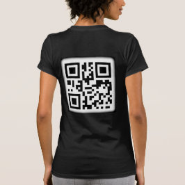 De stijlvolle QR-code T-Shirt