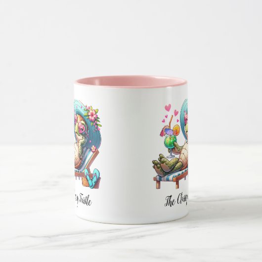 De stijlvolle schildpad Mok (Midden)