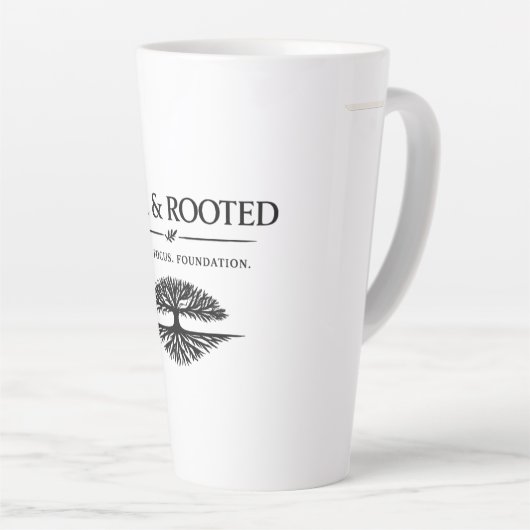 De Stil & Gewortelde Latte Mok (Rechterhoek)