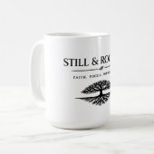 De Still & Rooted koffiemok (Voorkant links)