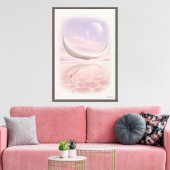 De Stille Aankomst Canvas Afdruk (Insitu (Woonkamer))