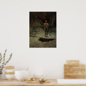 De stille begrafenis door Newell Convers Wyeth Poster (Keuken)