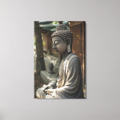 De Stille Boeddha Canvas Afdruk (Voorkant)