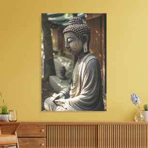 De Stille Boeddha Canvas Afdruk