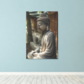 De Stille Boeddha Canvas Afdruk (Insitu (Houten vloer))