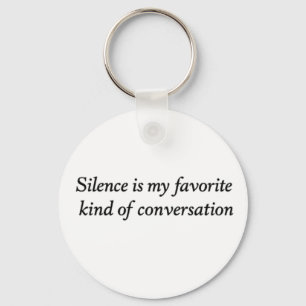 De Stille Conversatie Sleutelhanger