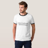 De Stille Conversatie T-shirt (Voorkant volledig)