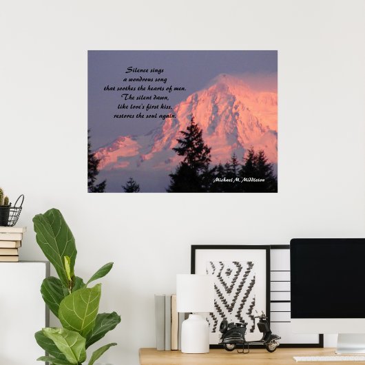 De stille Dageraad Poster (Thuiskantoor)