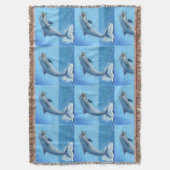 De Stille Dans van de Dolfijn Deken (Voorkant Verticaal)