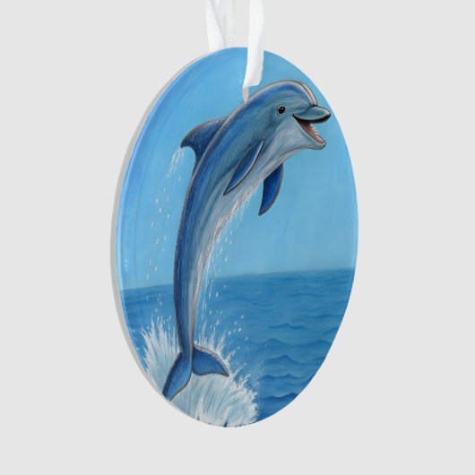 De Stille Dans van de Dolfijn Ornament (voorkant)