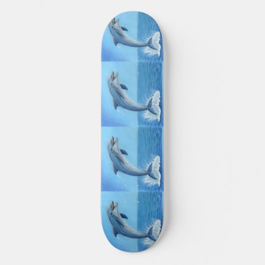 De Stille Dans van de Dolfijn Persoonlijk Skateboard (Voorkant)
