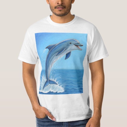 De Stille Dans van de Dolfijn T-shirt (Voorkant)