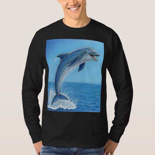 De Stille Dans van de Dolfijn T-shirt (Voorkant)