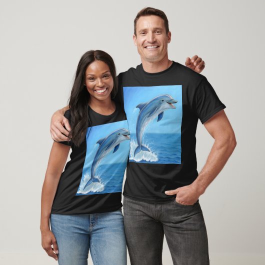 De Stille Dans van de Dolfijn T-shirt (Unisex)