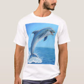 De Stille Dans van de Dolfijn T-shirt (Voorkant)