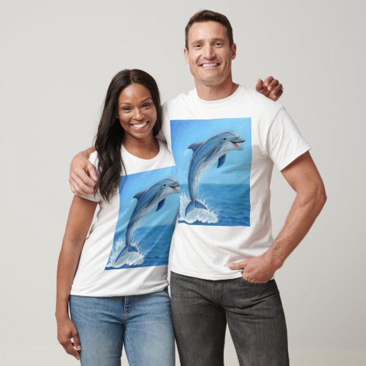 De Stille Dans van de Dolfijn T-shirt (Unisex)
