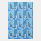 De Stille Dans van de Dolfijn Theedoek (Verticaal)