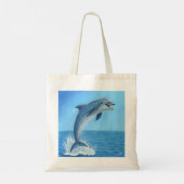 De Stille Dans van de Dolfijn Tote Bag (Achterkant)