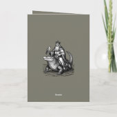 De Stille Dominie van de Havikdrager Kaart (Achterkant)