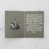 De Stille Dominie van de Havikdrager Kaart (Binnen)