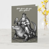 De Stille Dominie van de Havikdrager Kaart (Gele Bloem)