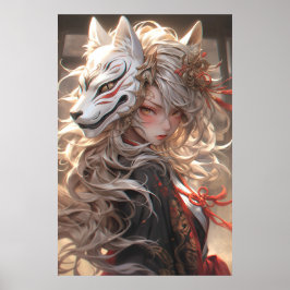 De stille gelofte van de Kitsune | Japanese Fox Sa Poster