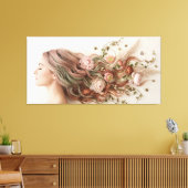 De Stille Gemeenschap van de Marmeren Ziel Canvas Afdruk (Insitu (Woonkamer))