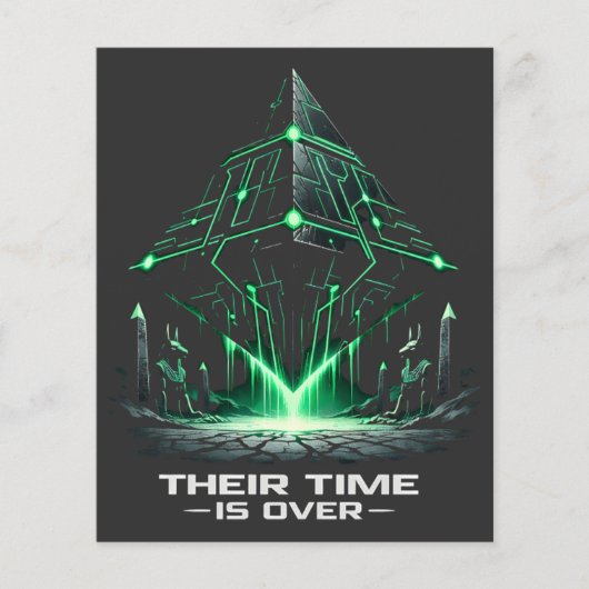 De Stille Graven Cyber-Egyptologie Flyer (Voorkant)