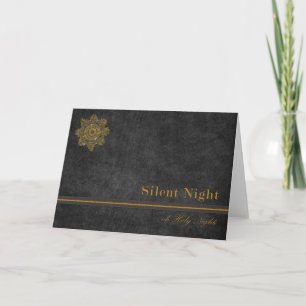 De stille Heilige Nacht van de Nacht Feestdagen Kaart