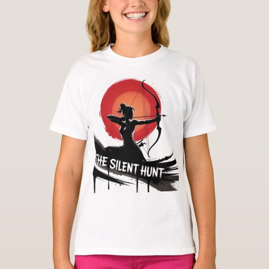 De Stille Jacht – Boogschutter Silhouet T-shirt (Voorkant)