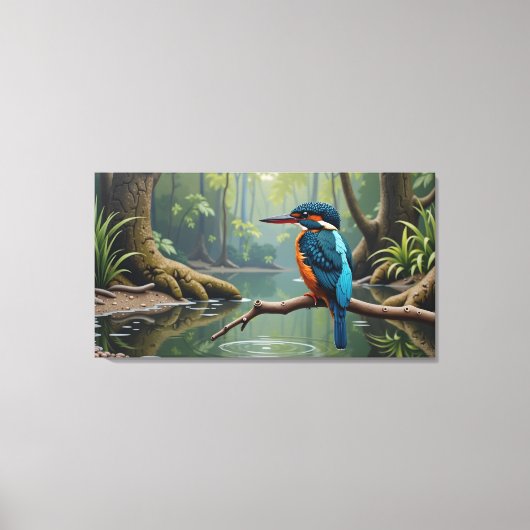 De Stille Jager Canvas Afdruk (Voorkant)