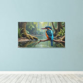 De Stille Jager Canvas Afdruk (Insitu (Houten vloer))